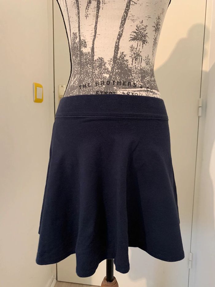 Jupe patineuse bleu marine Hollister