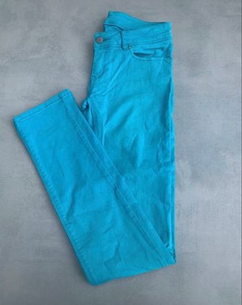 Jean vintage bleu turquoise 