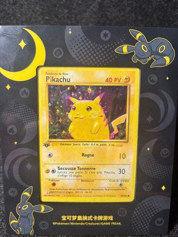 Pikachu ed1 holo 