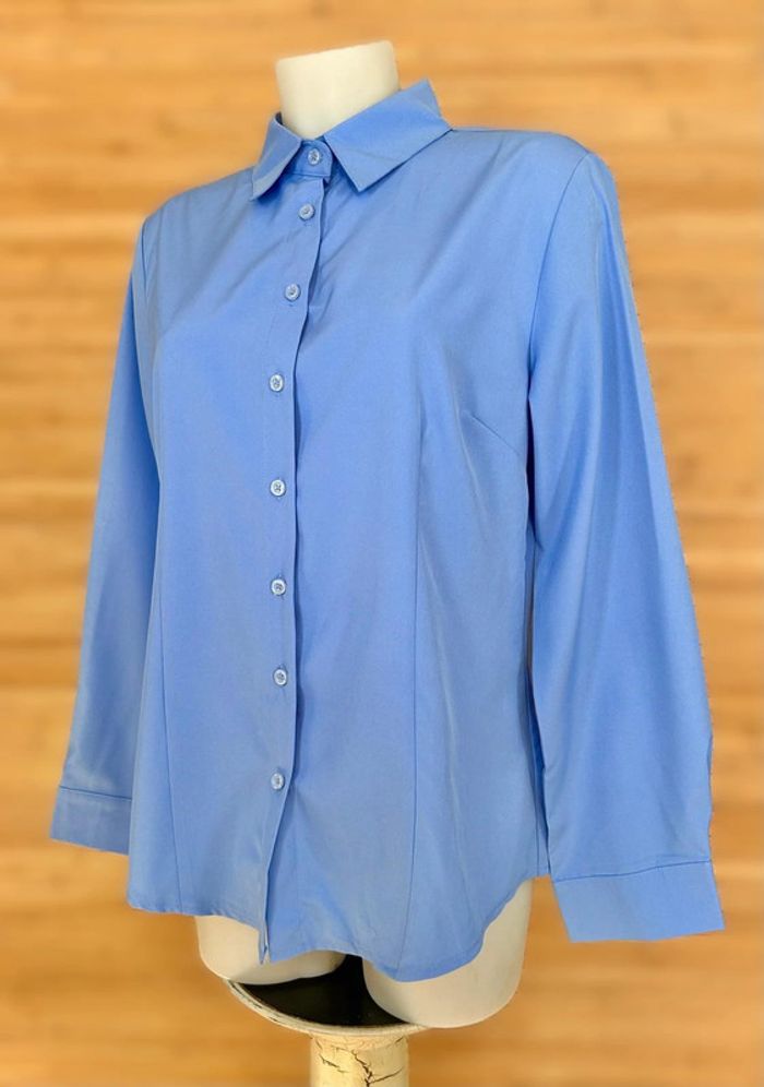 Chemise bleu pour femme taille XL - photo numéro 2