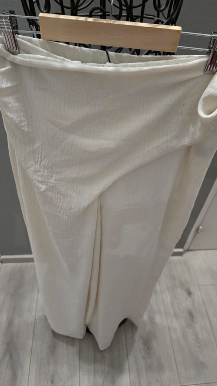 Pantalon large Zara Drapé devant - photo numéro 2