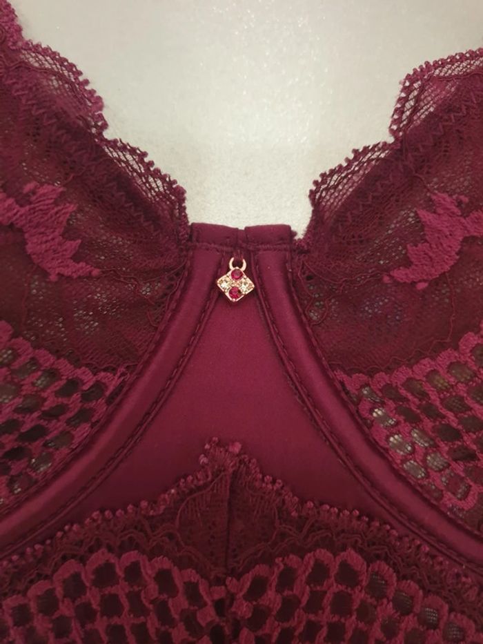 Guêpière Rouge-gorge Taille 90D - photo numéro 5