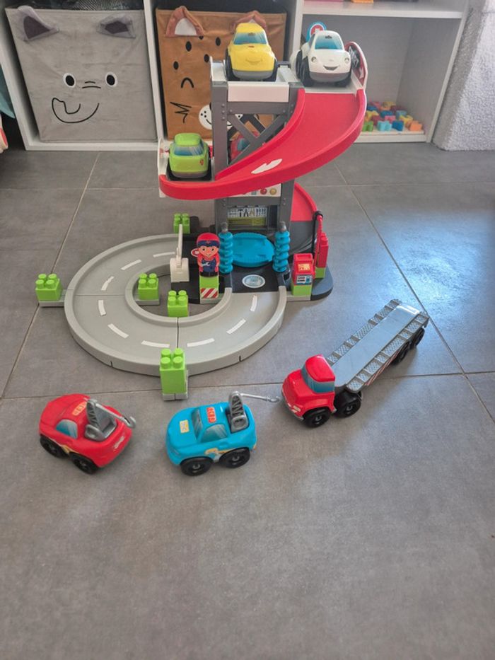 Pack de Garage avec Camion remorque Abrick, Comprend 7 Voitures, - photo numéro 11