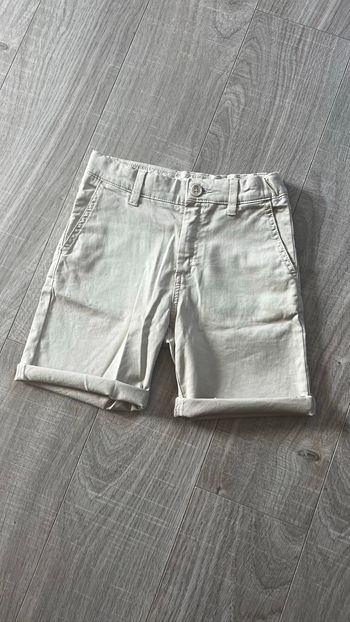 Short chino beige 7 ans