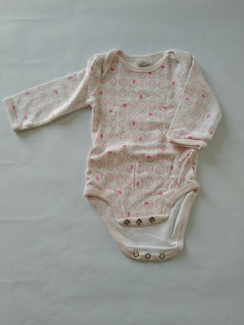 body bodie blanc imprimé fille 3 mois tout simplement