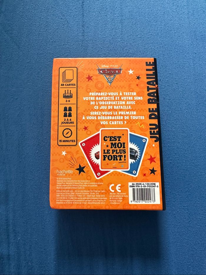 Jeu de bataille CARS - photo numéro 2