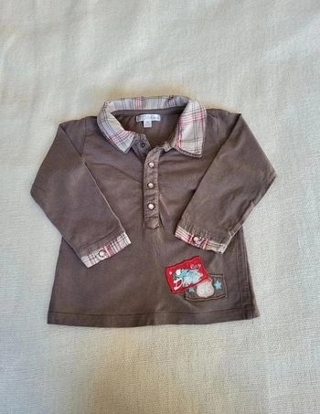 polo manches longues kitchoun 18 mois