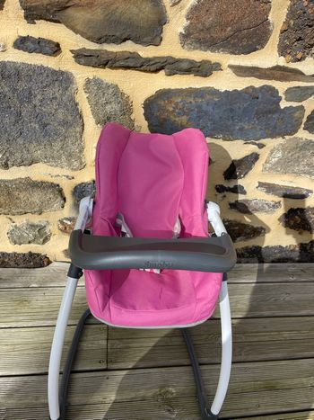 Chaise haute / balancelle poupée - Smoby 