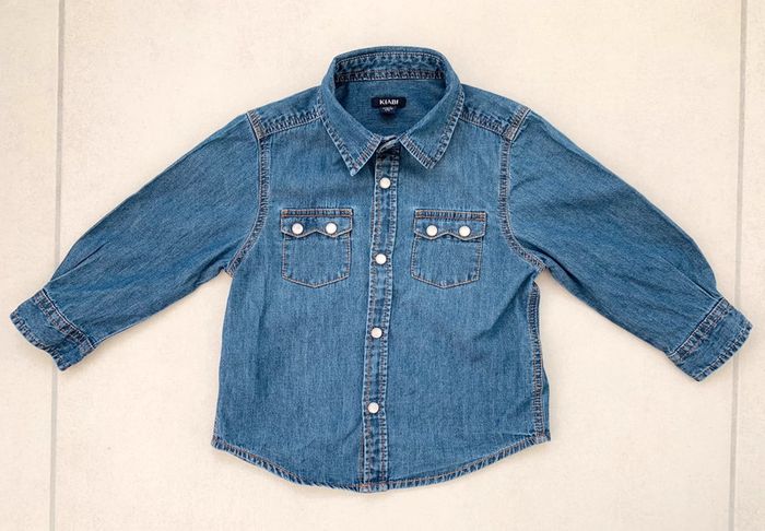 Chemise en jean kiabi mixte 18 mois neuve mixte