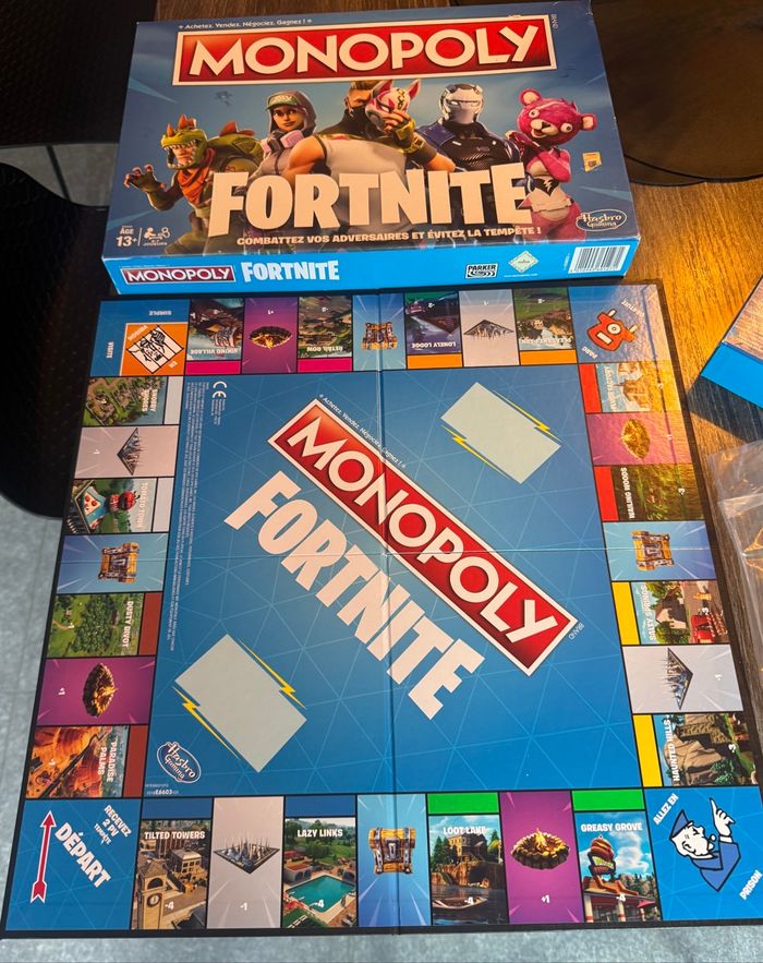 Monopoly fortnite complet et comme neuf