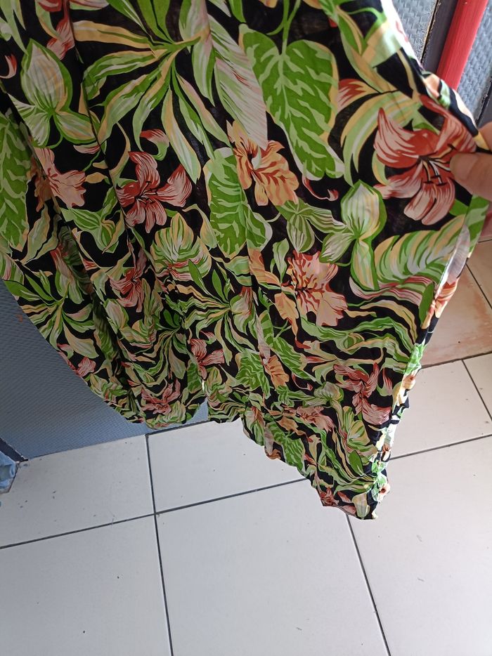 Robe longue tropicale à bretelles – Taille 3 (Popo England) - photo numéro 3