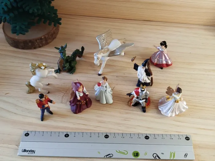 PAPO mini figurines personnages - licorne - dragon - photo numéro 9