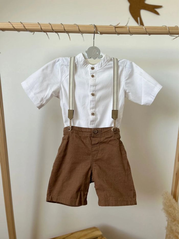 Ensemble garçon cérémonie taille 1 an 1/2 ans h&m - photo numéro 2