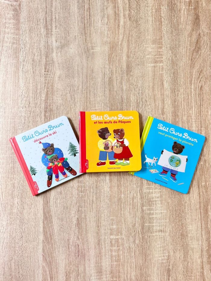 3 livres Petit Ours Brun