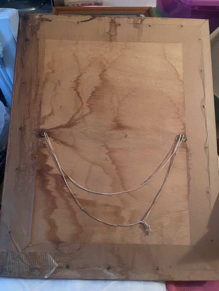 Encadrement canevas vintage - photo numéro 4