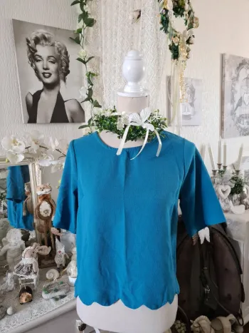 Blouse bleu canard New Look Taille 36/38