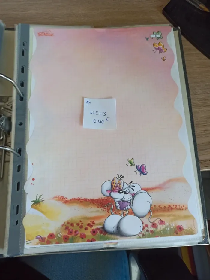 Feuille Diddl A4 113 0,40€