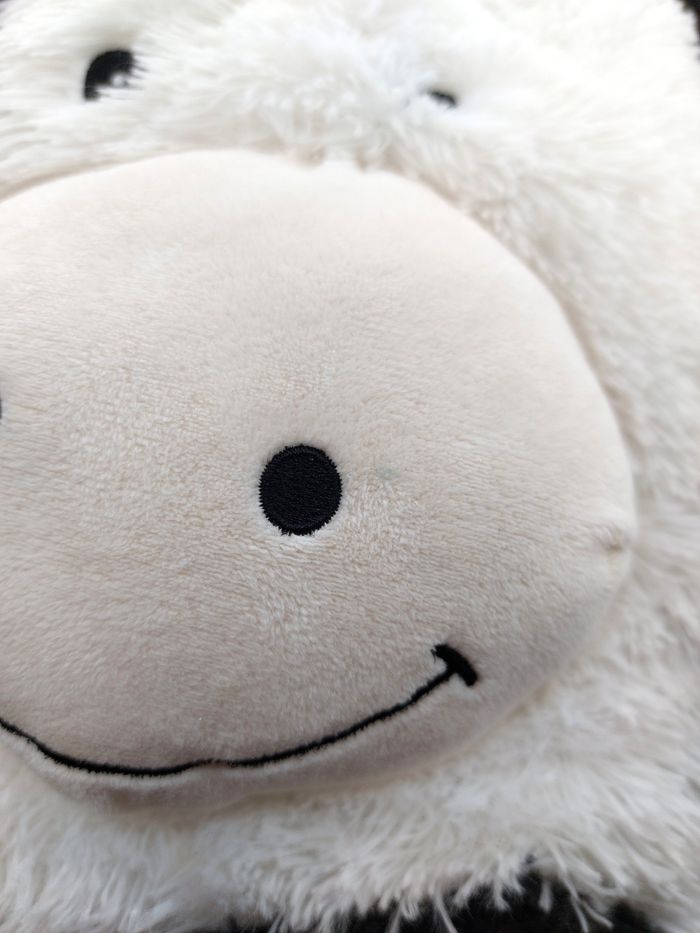 Grosse peluche boule vache CASINO hauteur 31 cm doudou - photo numéro 9