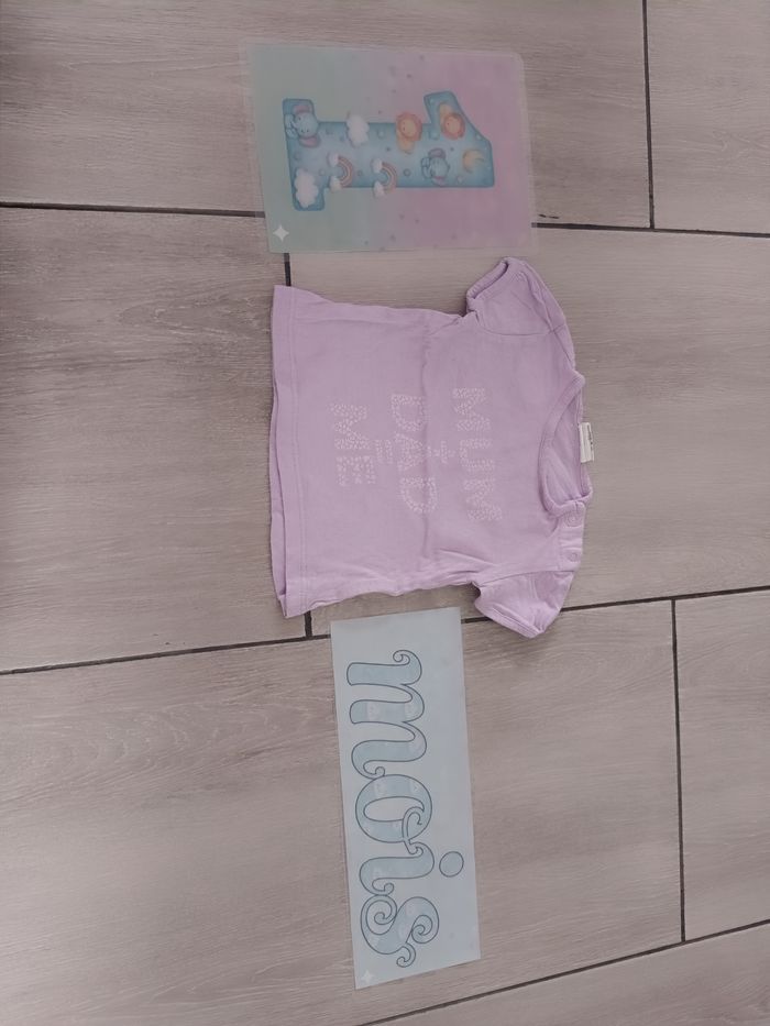 t-shirt 1 mois