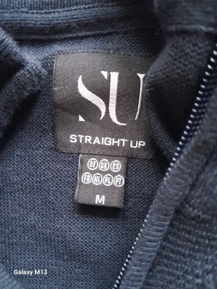 Gilet homme bleu marine Straight Up taille M - photo numéro 2