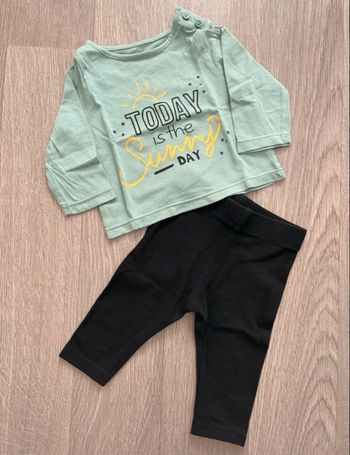 Ensemble t-shirt + legging 1 mois - Kiabi