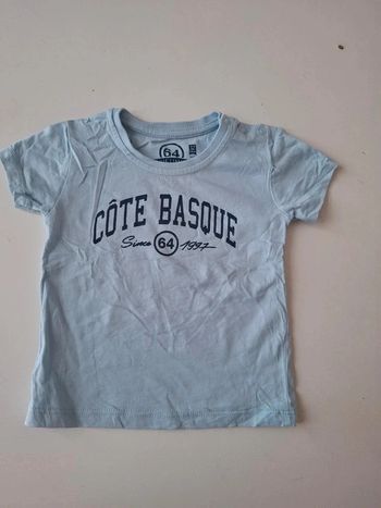 T-shirt 64 taille 12 mois