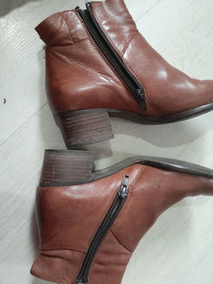 Bottine cuir Paul Green taille 4 - photo numéro 9