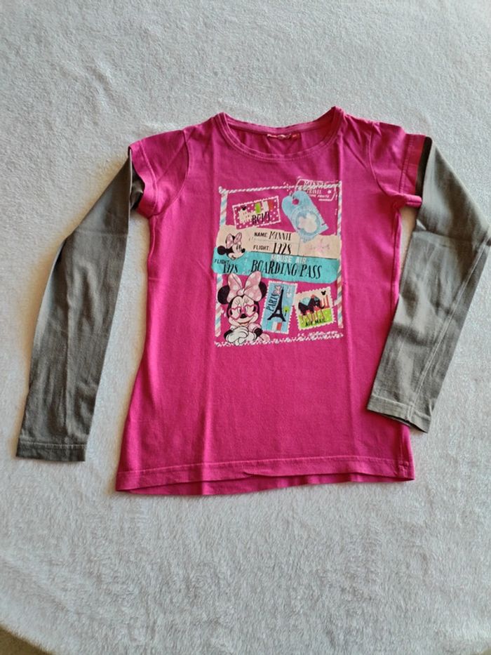 Lot 3 Tshirts manches longues C&A 8 ans - photo numéro 7