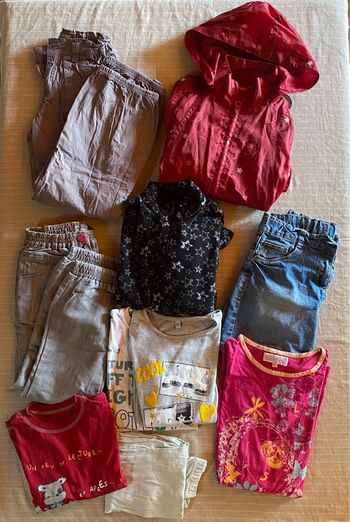 Lot de vêtements pour fille, automne hiver 8 ans