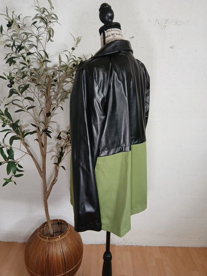 🖤💚 Veste noire & verte bi-matière – Taille 40/42 – Marque Awesta - photo numéro 6
