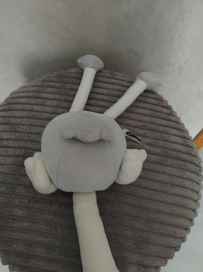 Peluche doudou cigogne - photo numéro 5
