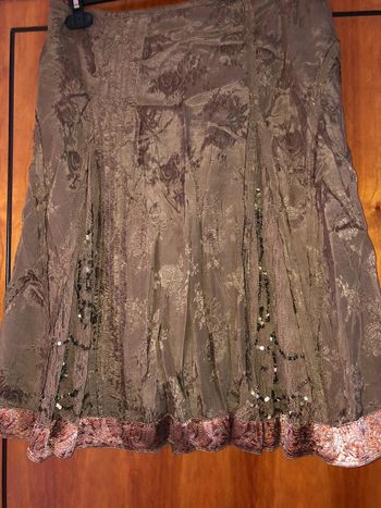 Jupe marron 38 Essentiel