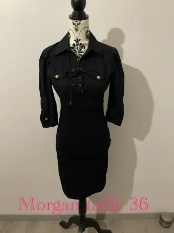 Robe noire Morgan cintrée chic - Taille 36