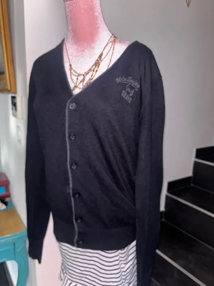 Cardigan vintage à bouton t M