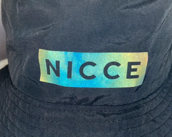 Bob noir nicce logo réfléchissant - photo numéro 2