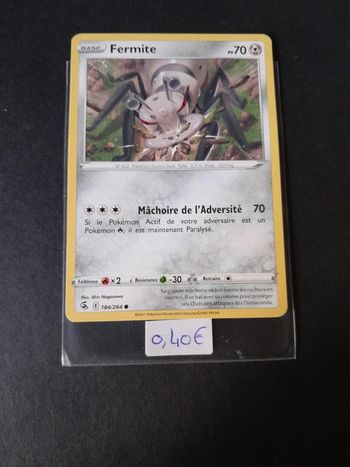 Carte Pokémon Fermite 184/264