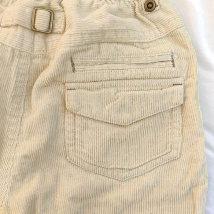 Pantalon bébé garçon 12 mois velours beige Cadet Rousselle - photo numéro 6