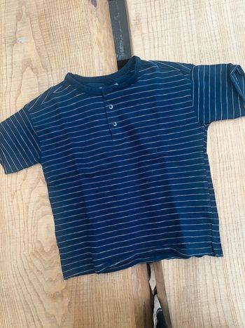 T-shirt manches courtes à rayures marin Zara 6-7 ans 8