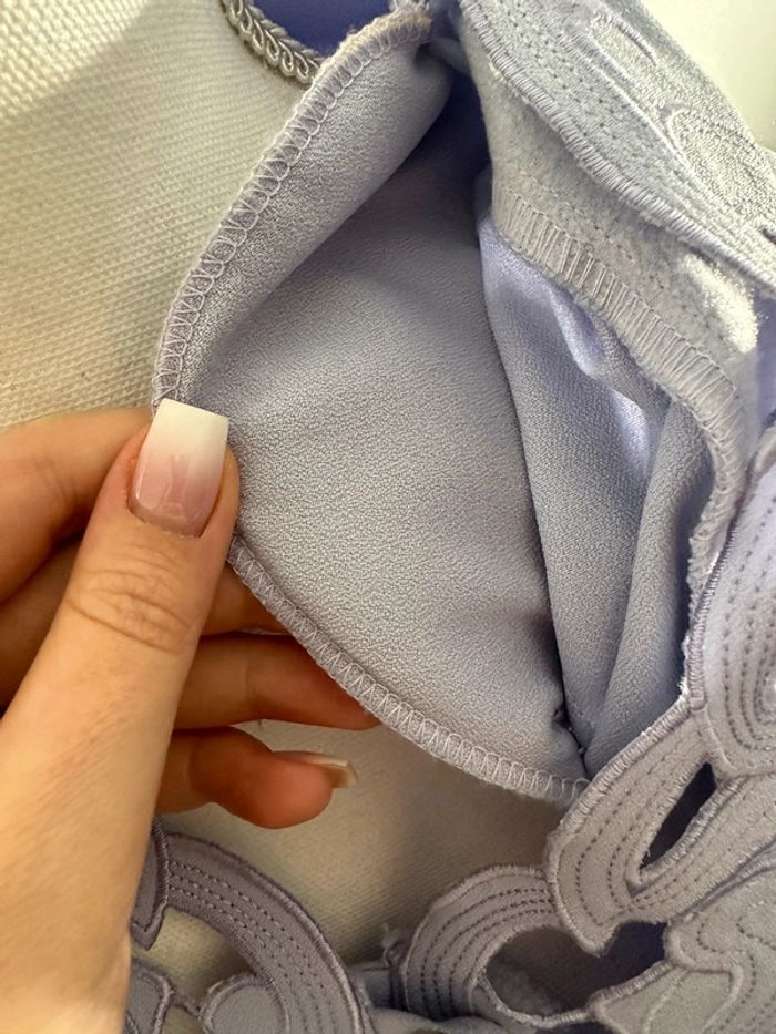 Blazer Lila et argenté Vintage T44 - photo numéro 6