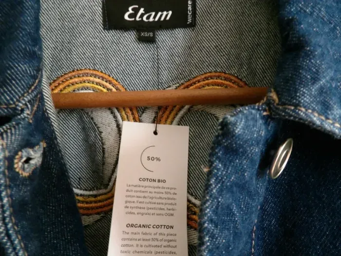 Veste en jean femme ETAM - photo numéro 2