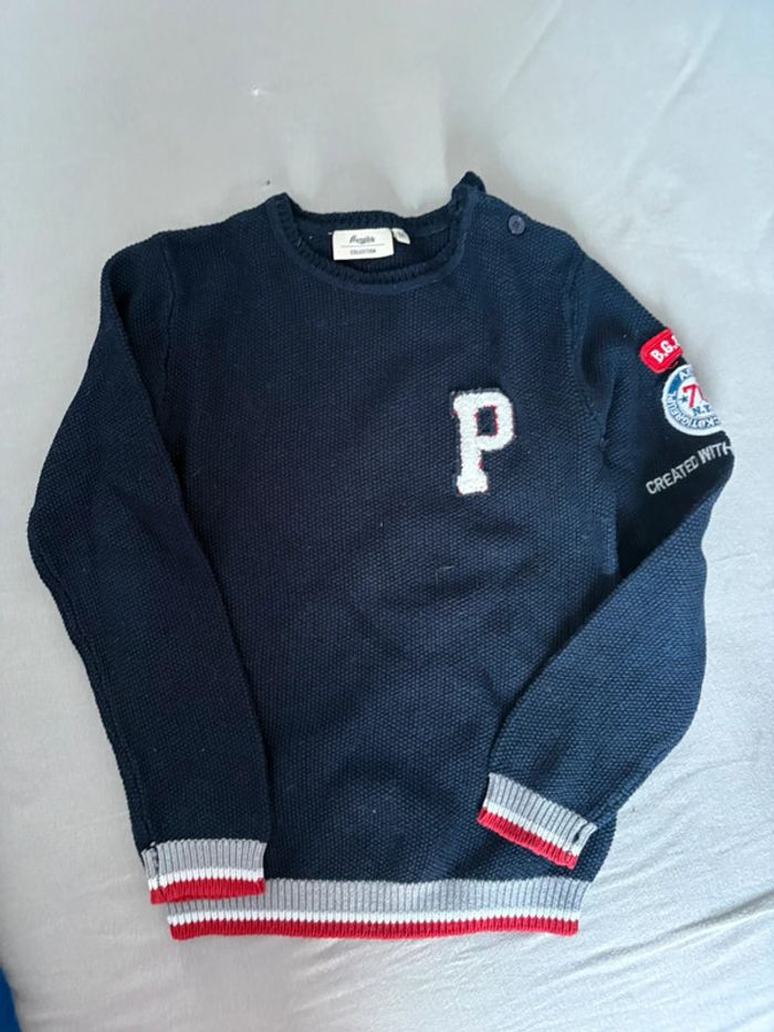 Pull bleu marine