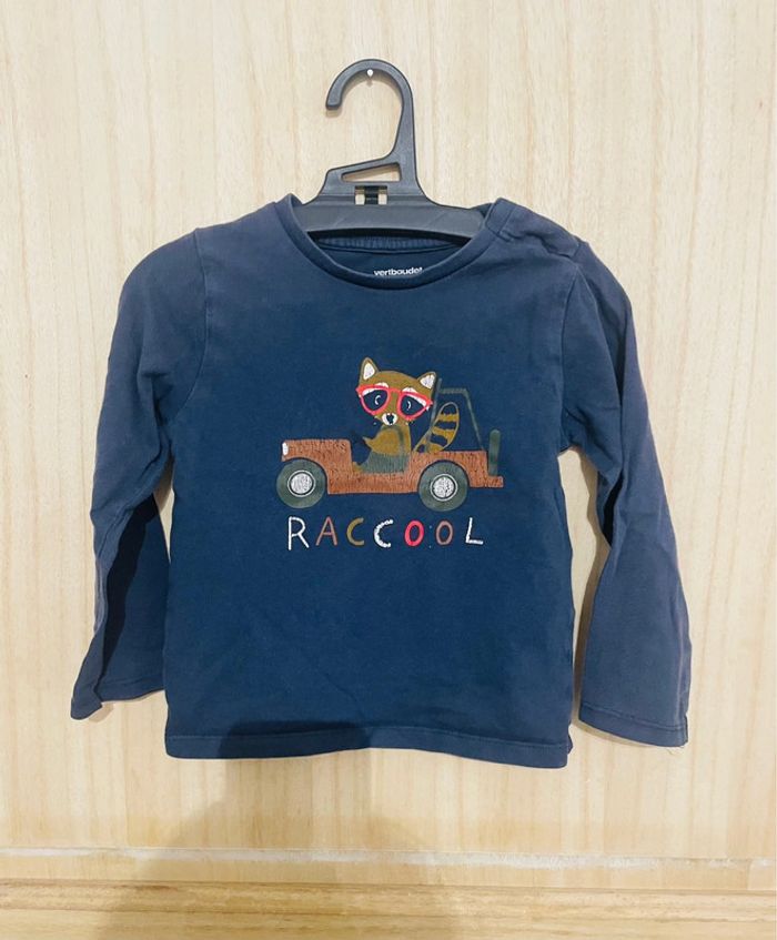 T-shirt manches longues coton 86 cm / 2 ans verbaudet