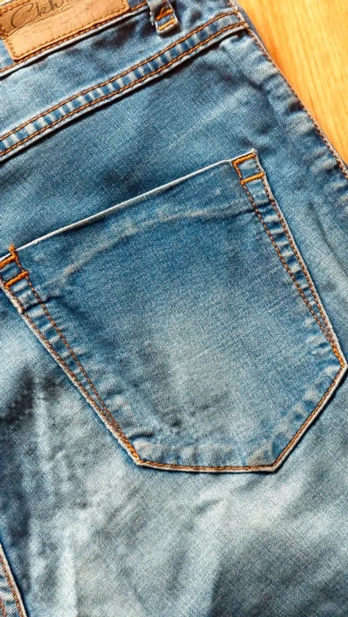 Jean skinny bleu délavé denim - Taille 36 C&A - photo numéro 10