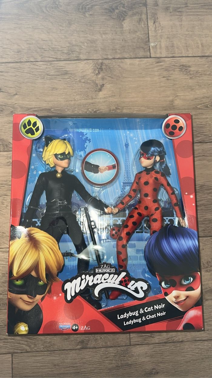 Ladybug et chat noir pack de 2