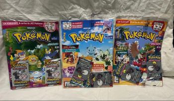 3 kits magazines + 6 boosters Pokémon neufs scellés