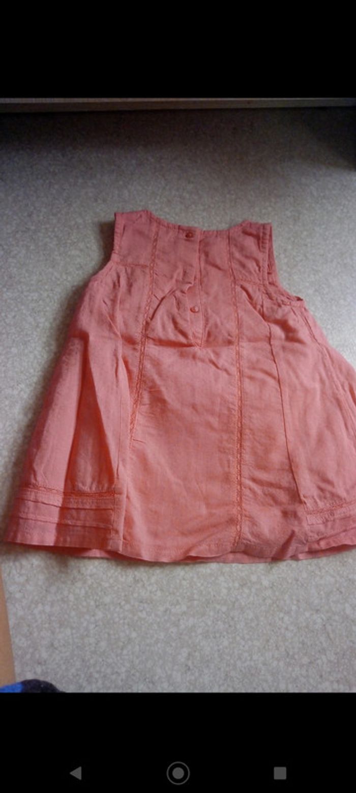 Robe d'été orange Cadet Rousselle - photo numéro 2