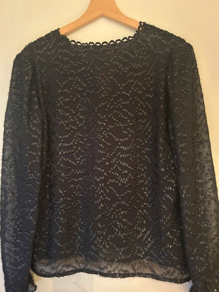 Blouse noire charlior - photo numéro 3