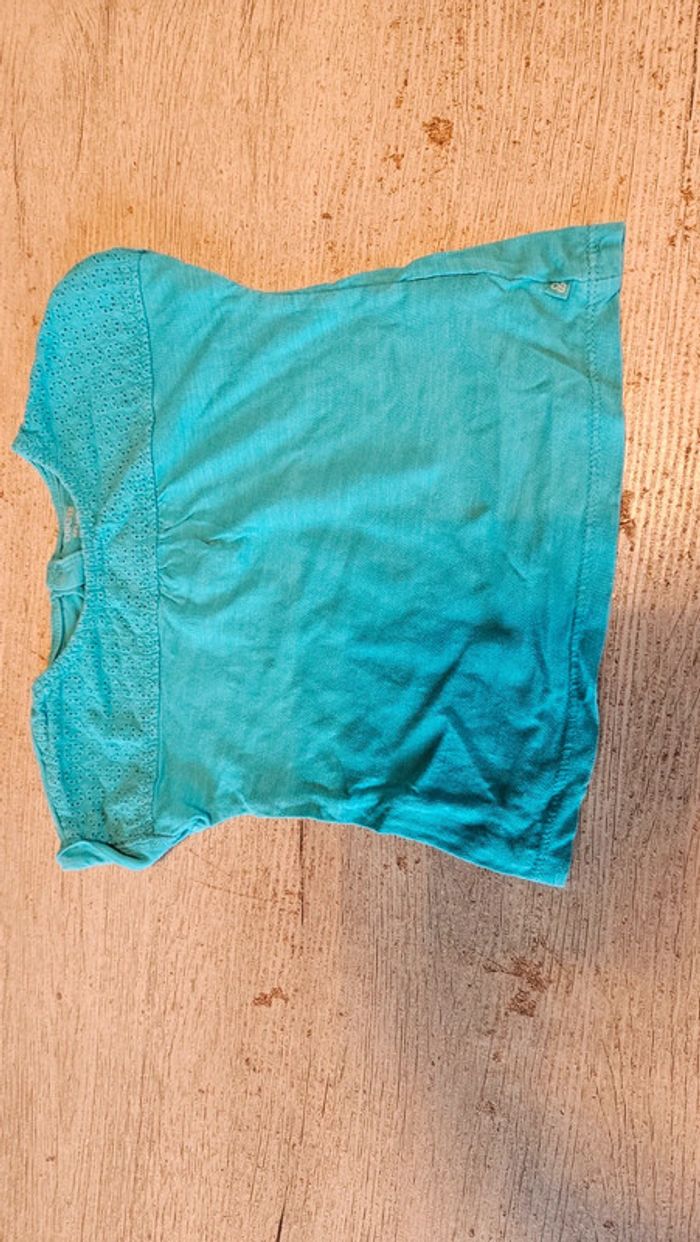 Lot de 2 t shirt à manches courtes, Obaïbi, 18 mois, nickel - photo numéro 4