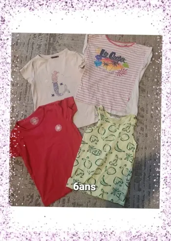 Lot t-shirts 6 ans