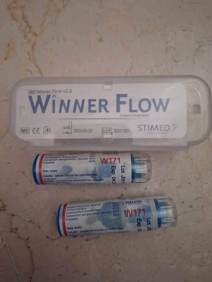 Winner flow aide accouchement et homeopatie weleda